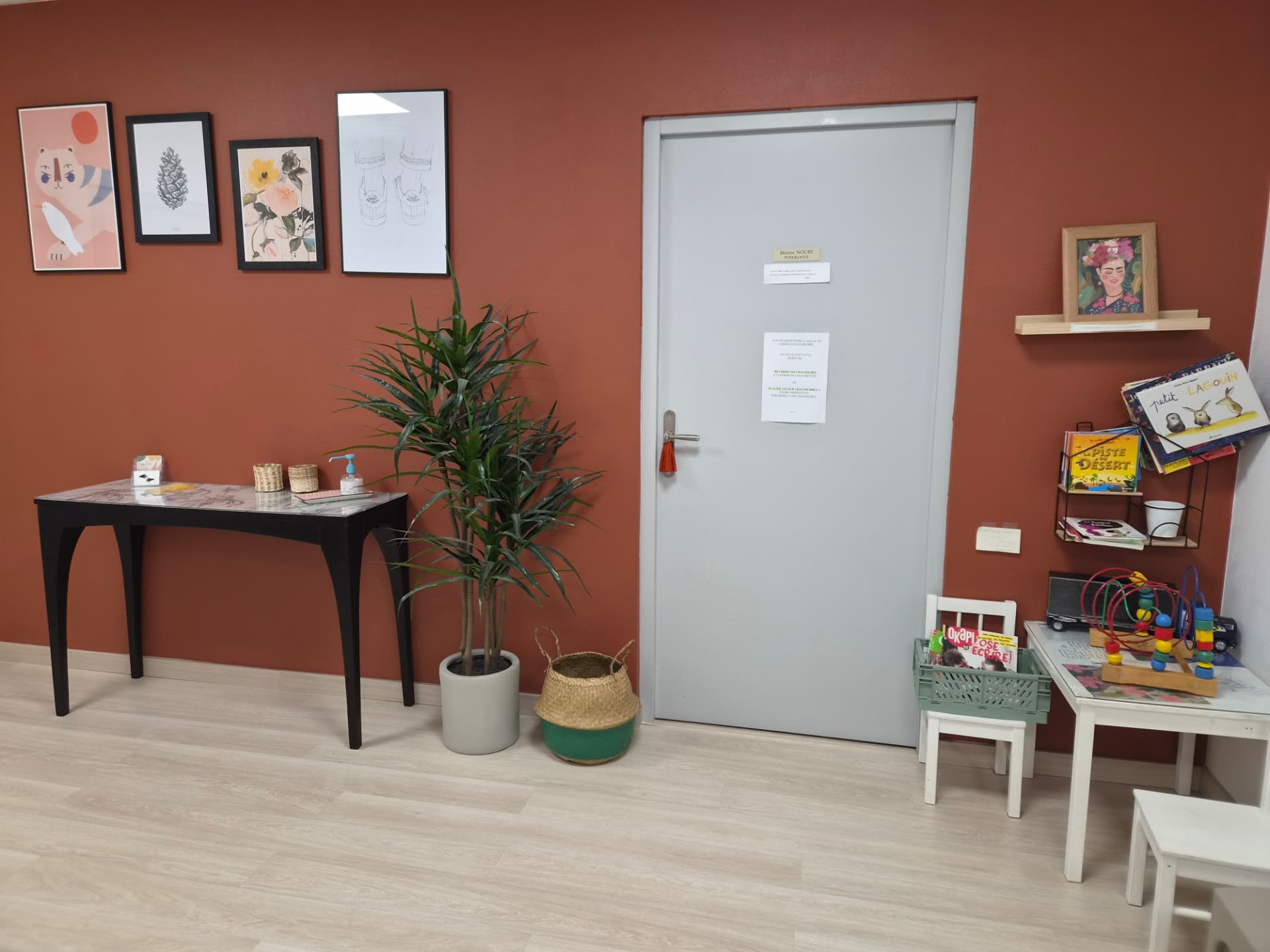 Salle d’attente du cabinet